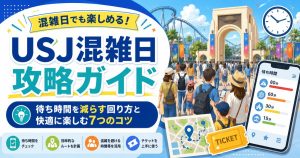 USJ混雑日攻略ガイドのアイキャッチ画像